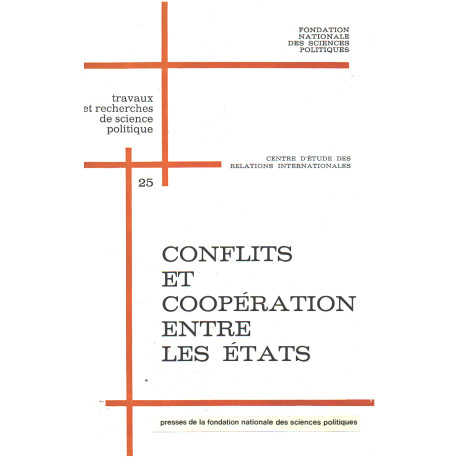 Conflits et coopération entre les etats