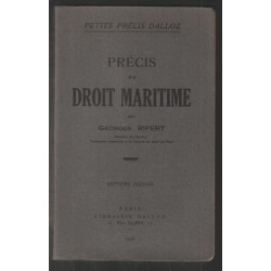 Précis de droit maritime