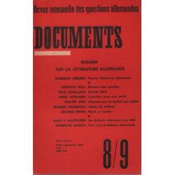 Revue mensuelle des questions allemandes / documents n° 8-9 /...