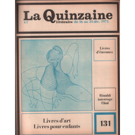 La quinzaine litteraire n° 131 / livres d 'art