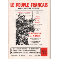 Revue d'histoire pouplaire / le peuple français n° 22