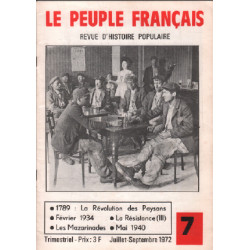 Revue d'histoire pouplaire / le peuple français n° 7