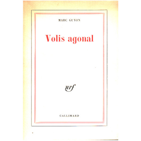 Volis agonal/ EO numerotée