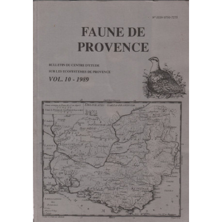 Faune de provence / volume 10