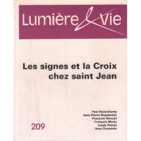 Les signes et la croix chez saint jean