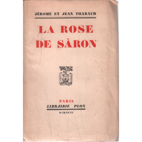 La rose de sâron/ EO numérotée