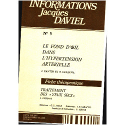 Informations jacques daviel n° 5 / le fond d'oeil dans...