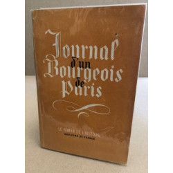 Journal d'un bourgeois de Paris de 1405 à 1449