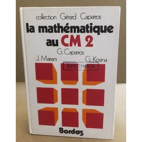 La Mathématique au C.M. 2