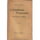 L'académie française sous l'ancien régime