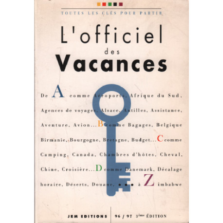 L'officiel des vacances : [96-97]