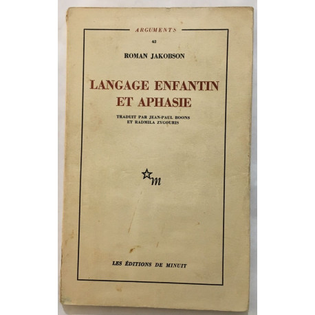 Langage enfantin et aphasie