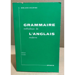 Grammaire methodique anglais