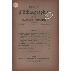 Revue D'ethnographie Et Des Traditions Populaires N° 7 / julien :...