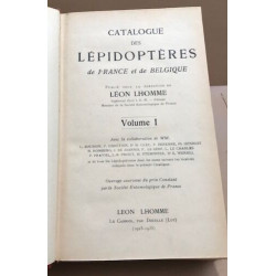 Catalogue des lépidoptères de france et de Belgique / tome 1 seul