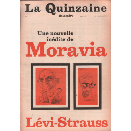 La quinzaine litteraire n° 55 / une nouvelle inédite de moravia