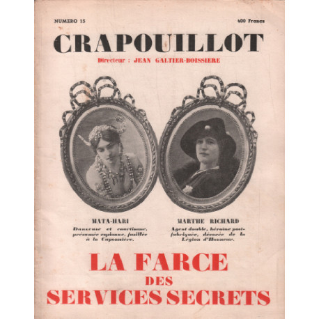 Le crapouillot n° 15 / la france des services secrets