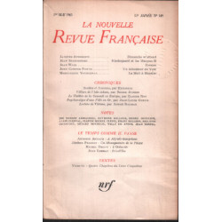 La nouvelle revue litteraire n° 149