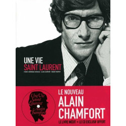 Une vie Saint Laurent / bien complet du CD d'alain Chamfort