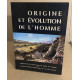 Origine et évolution de l'homme