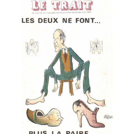 Le trait/ le journal d'un caricutariste n° 31 / les deux ne...