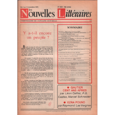 Nouvelles litteraires n° 2354