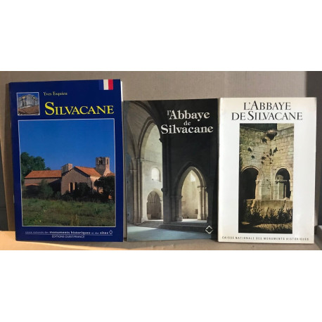 1 lot de 3 plaquettes sur l'abbaye de silvacane