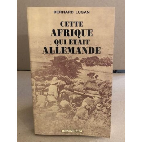 Cette afrique qui etait allemande