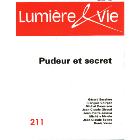 Pudeur et secret