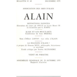 Association des amis d'alain n° 49 / alain : definition inésites -...