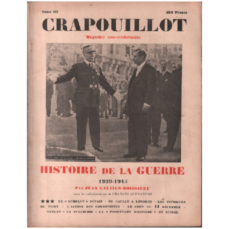 Histoire de la guerre 19396-1945 / Le crapouillot tome 3