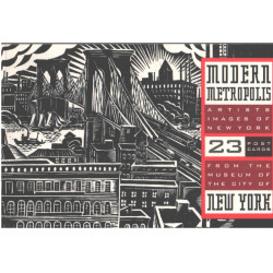 Modern Metropolis: Artists Images of New York/23 Oversized Post Cards