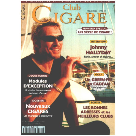 Club cigare n° 8 / couverture : johnny hallyday