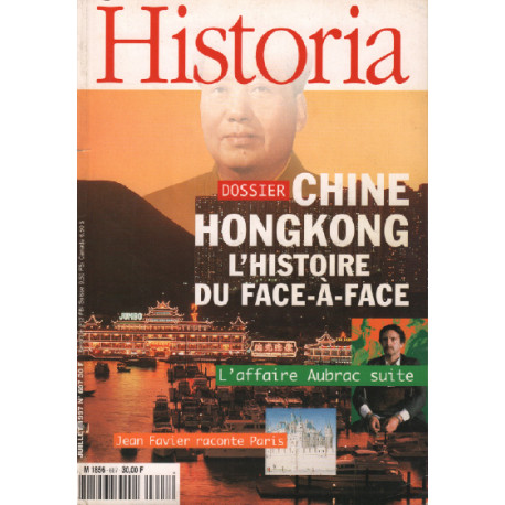 Historia magazine n° 607 / chine hongkong l'histoire du face à face