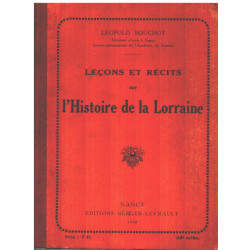 Leçons et récits sur l'histoire de la lorraine