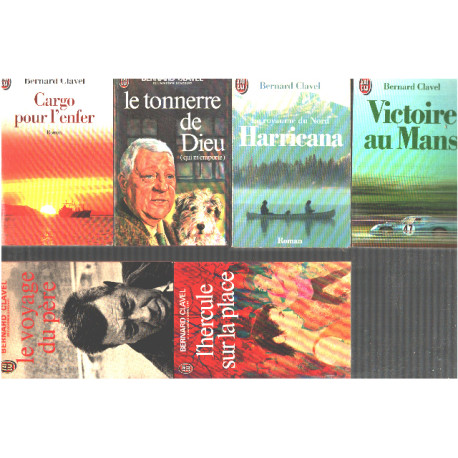 1 lot de 6 livres / l'hercule sur la place-harricana -le tonnerre...