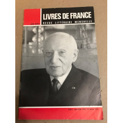 Livres de France Revue littéraire mensuelle/juin-juillet 1965 /...