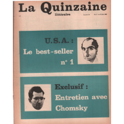 La quinzaine litteraire n° 74 / entretien avec chomsky