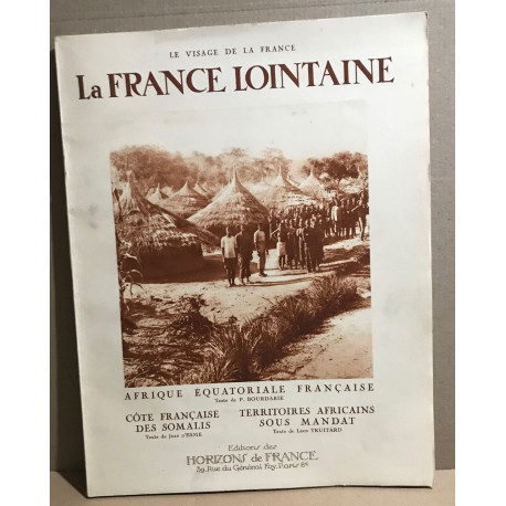 Afrique équatoriale francaise / cête française des somalies...