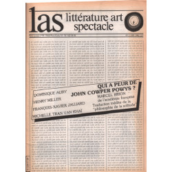 Las / litterature art spectacle n° 2 / qui a peur de john cowper powys