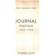 Journal politique 1937-1938