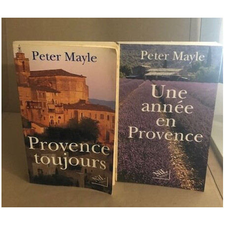 Une année en provence + Provence toujours --- 2 livres