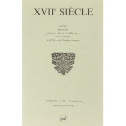 Dix septième siècle numéro 219 volume 2 - 2003