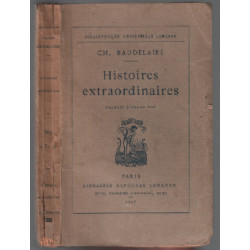 Histoires extraordinaires / traduit d'edgar poe