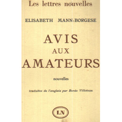 Avis aux amateurs