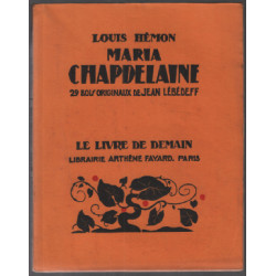 Maria chapdelaine / 29 bois originaux de lébédeff jean