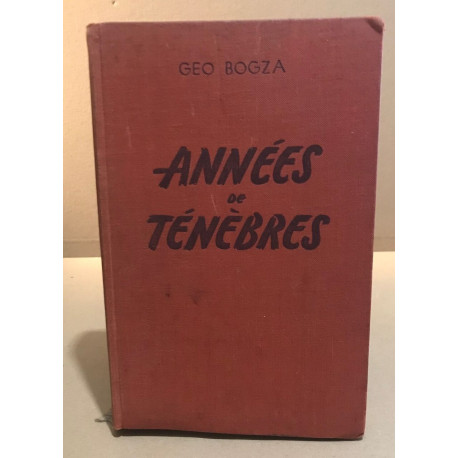 Années de ténèbres