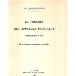 Le progres des appareils propulsifs anterieurement a 1870