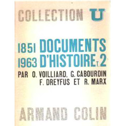 Documents d'histoire tome 2 : 1851-1963