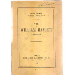 Vie de william hazlitt l'essayiste